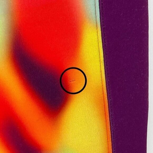 Misa Hylton For INC International Concepts Scuba Printed Pants Retro Women Small - Picture 7 of 11